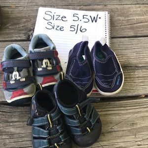Stride Rite 5.5W, Speedo 5/6, KEEN 5/6 shoes